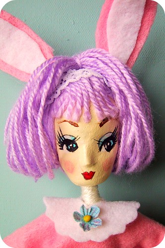 Bonnie Bunny Pose Doll Close up   by bewitchedmagic