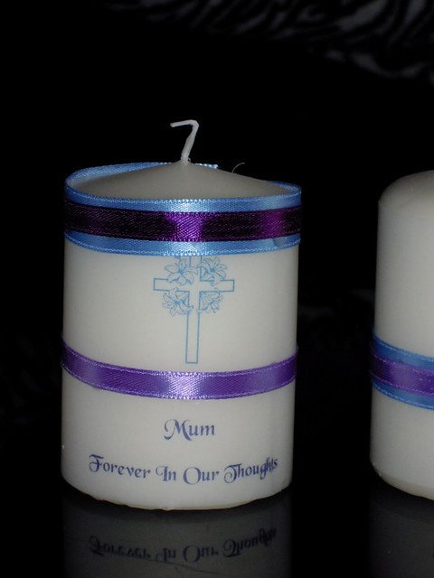 Hand decorated Miniature Wedding Memorial Candles