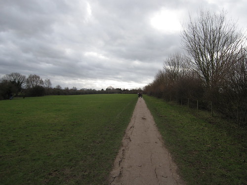 Walking path from Cambridge to Grantchester