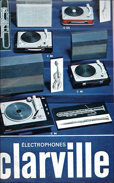the 1960s -ad for Clarville record-players