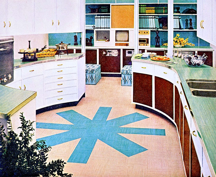 Kitchen Colors of the 50's, 60's and 70's