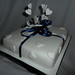 Blue Hearts Present-Style Engagement Cake (8)
