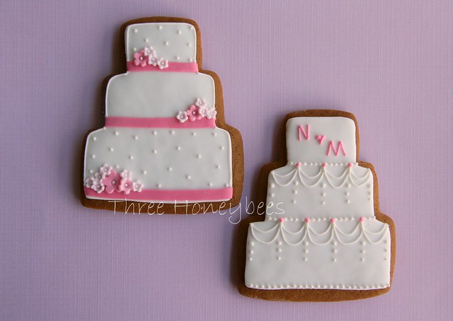 Gingerbread fondant and royal icing Designs inspired by the wedding 