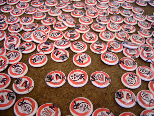 buttons for Sink Or Swim Tattoo Shop