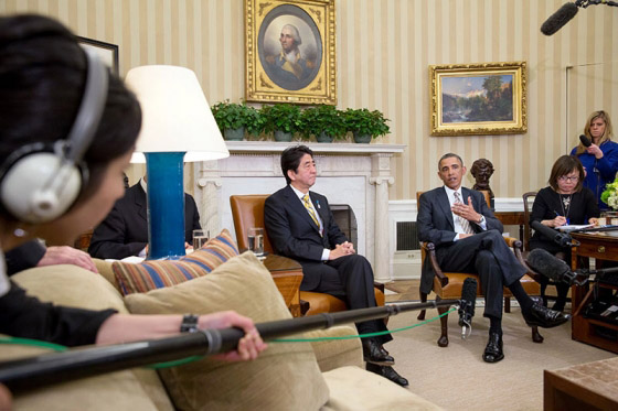 Shinzo Abe & Barack Obama
