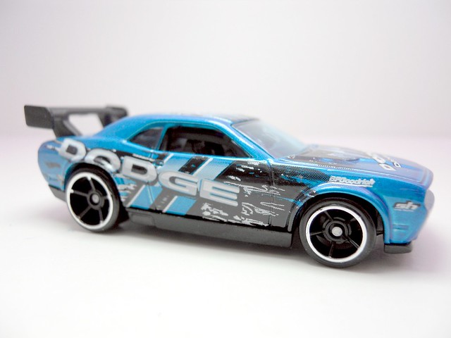 hot wheels dodge challenger drift car blue 2 Flickr Photo 640x480