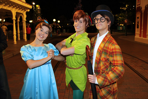 Wendy Darling, Peter Pan and John Darling