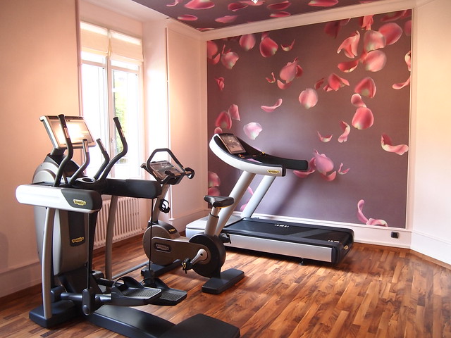 Fitness / Exercise room Hotel de la Paix 