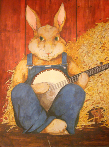 Banjo Bunny by paynehollow