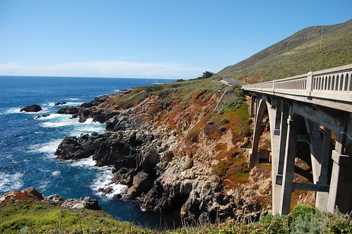 One of the iconic bridges along Highway 1.