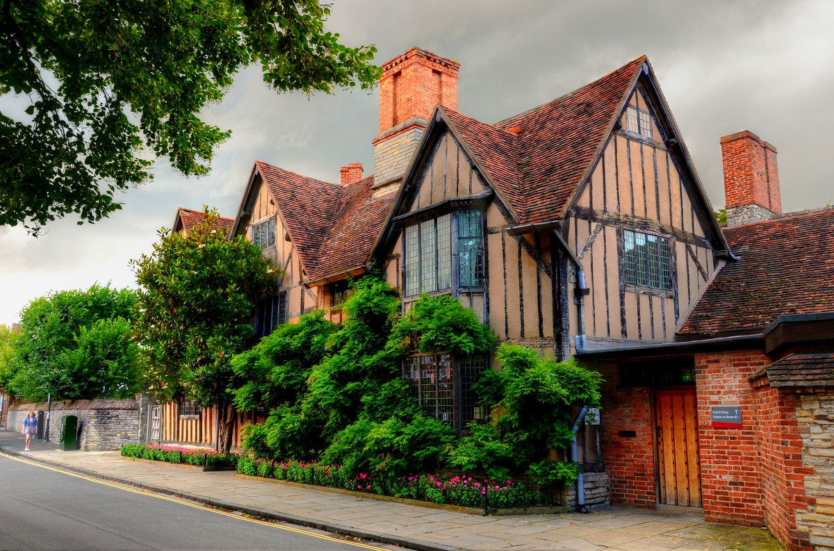 Stratford-upon-Avon. Hall's Croft - Shakespeare's daughter's house. Baz Richardson