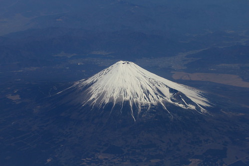 飛行機からの富士山 fuji ClubMed Kabira Press Tour