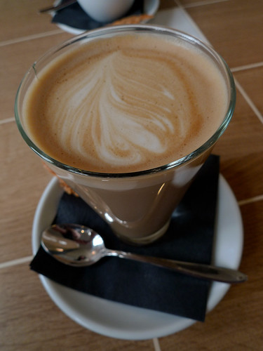a beautiful latte