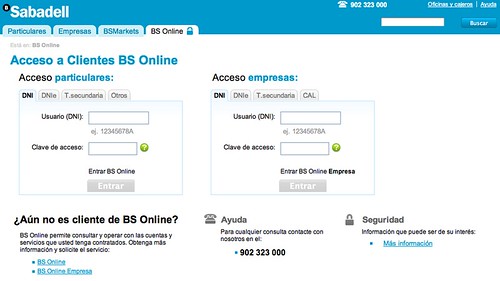 Acceso a BS Online