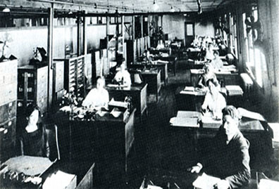 Employees of the Bureau of Agricultural Economics (circa 1930), predecessor agency of the Economic Research Service.