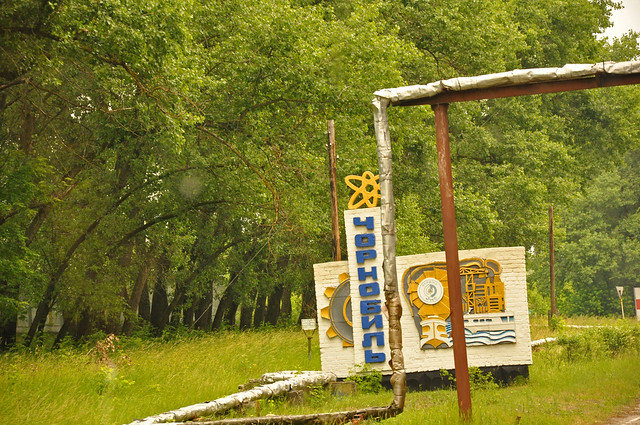 Chernobyl gateway sign