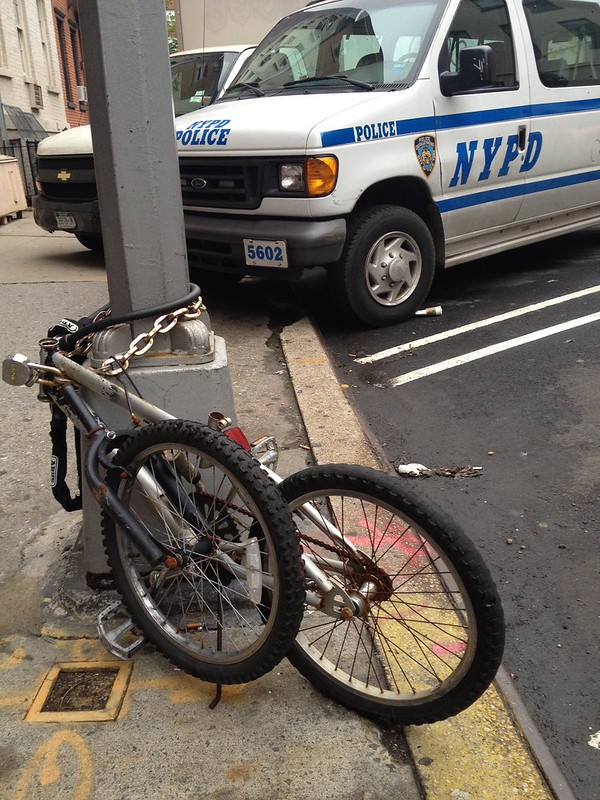 Abandoned bike on West 20th St