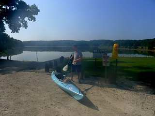 Alan with kayak