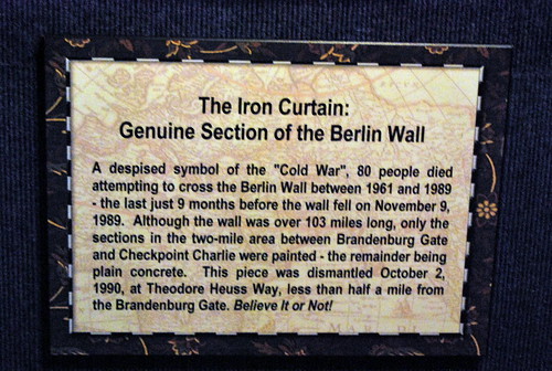 ripleys - berlin wall authentication