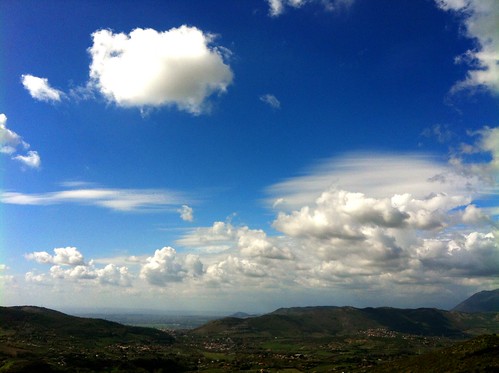  無料写真素材, 自然風景, 空, 雲, 風景  イタリア, 青空  