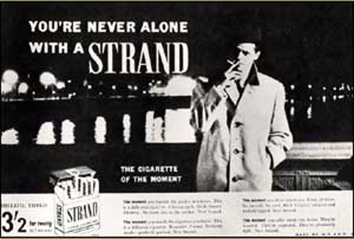 Strand cigarette ad
