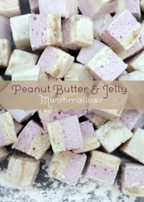 Peanut Butter and Jelly Marshmallows