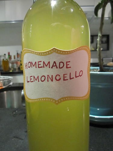 homemade lemoncello