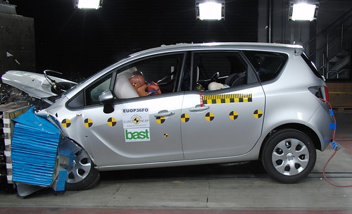 Meriva-Crashtest, Quelle: Euro NCAP