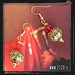 LNDORE orecchini rossi dorati golden red earrings 1129