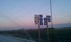 US Highway 20 - Rockwell City, Iowa to Moorland, Iowa