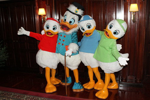 Meeting Scrooge and his troublesome nephews