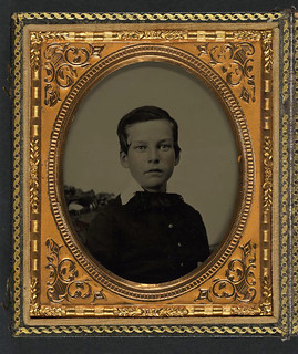 [Private Charles H. Bickford of B Company, 2nd Massachusetts Infantry Regiment as a young boy] (LOC)