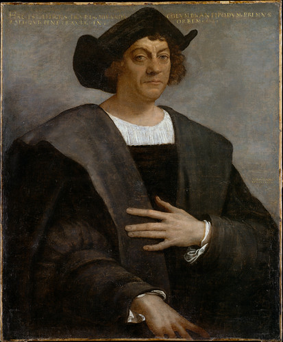 Portrait of a Man, Said to be Christopher Columbus (born about 1446, died 1506) Sebastiano del Piombo (Sebastiano Luciani) (Italian, Venetian, ca. 1485–1547) 1519 . MET, NYC by renzodionigi