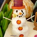 Mini Snowman Bento closeup