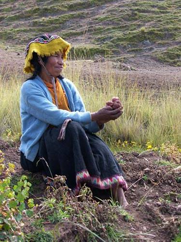 Peru: Quechua farmer in the Potato Park