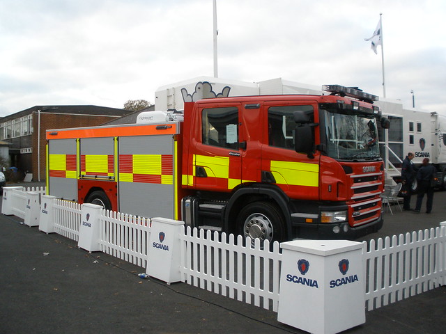 Scania Fire and Rescue Appliance Demo Vehicle s seen at the 2010 Emergency