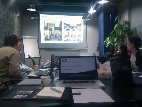 At the quarterly CIC board meeting at their Shanghai office