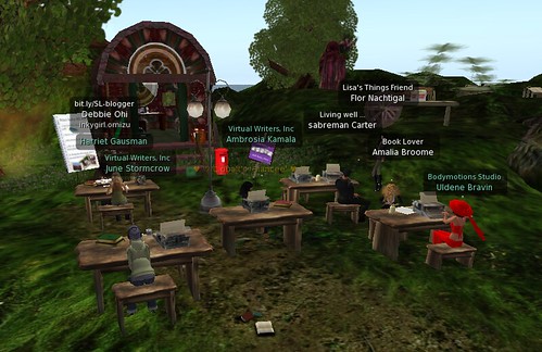 Daily Poetry Dash at Milk Wood Colony For Writers (Second Life)