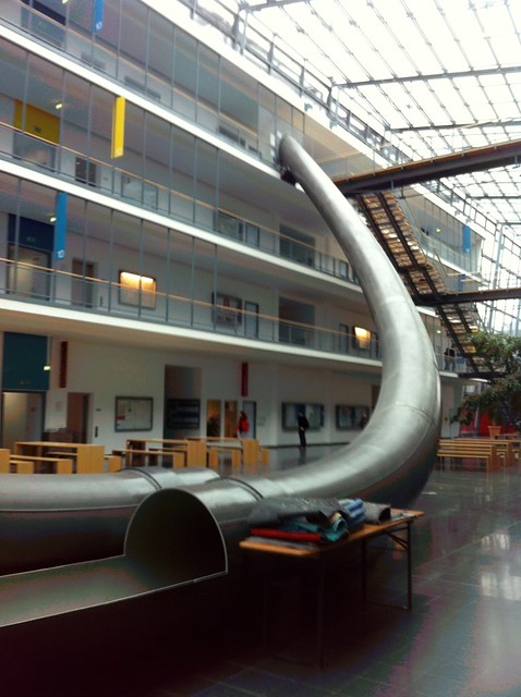 Yes it's a giant slide! Technical University Munich - TUM, Garching, Munich,