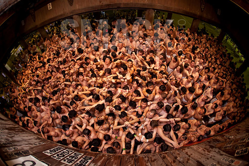 thousands of naked men.