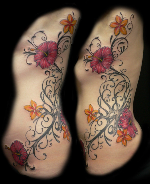 fix and rework side piece add flowers I reworked this viney stuff on Alex