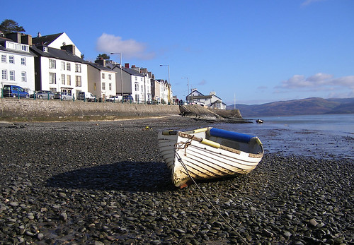 'Aberdovey and boat'