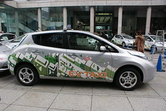 2011年2月大阪府EVタクシー出発式