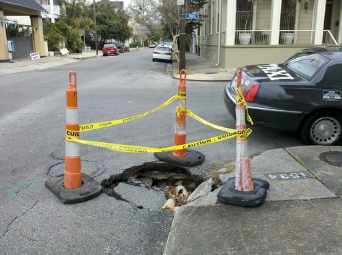 Pothole still there