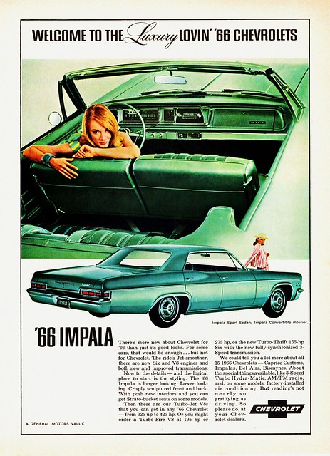 1966 Chevrolet Impala Ad Canada 