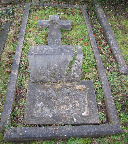 The grave of Andrew Handyside and wife Anastasia.