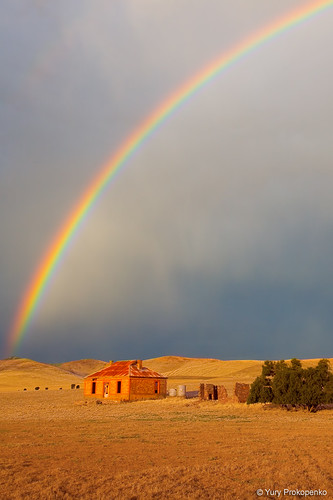Rainbow over Burra Homestead