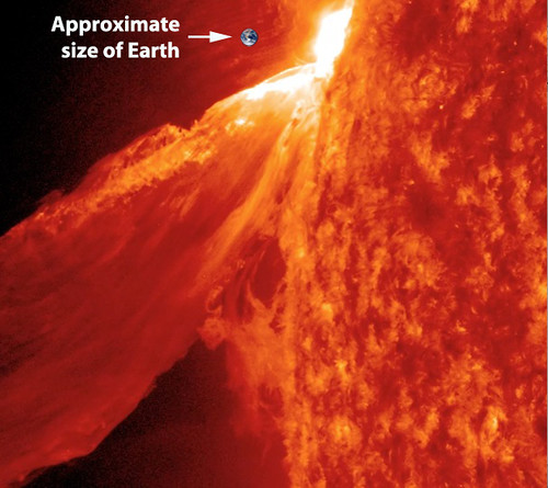 So how BIG was that 'Monster Prominence'?