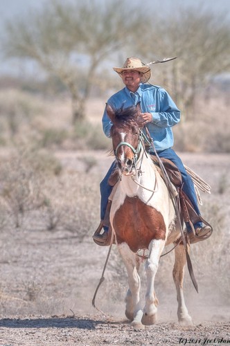 Rider from the Gila River Indian Community