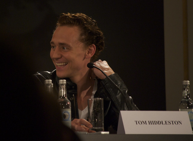 Tom Hiddleston Loki Taken during the Thor press conference last week in 